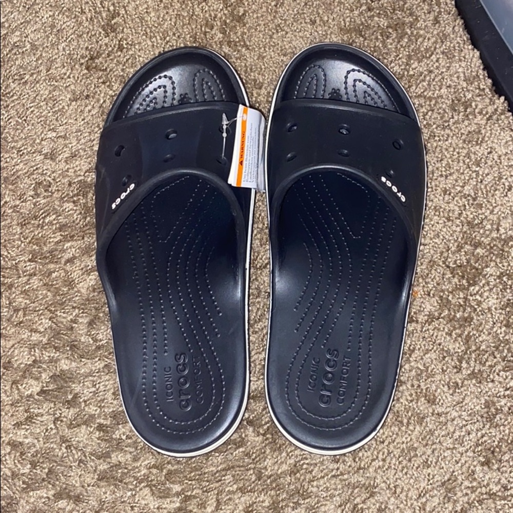 Brand New, never worn Croc slides